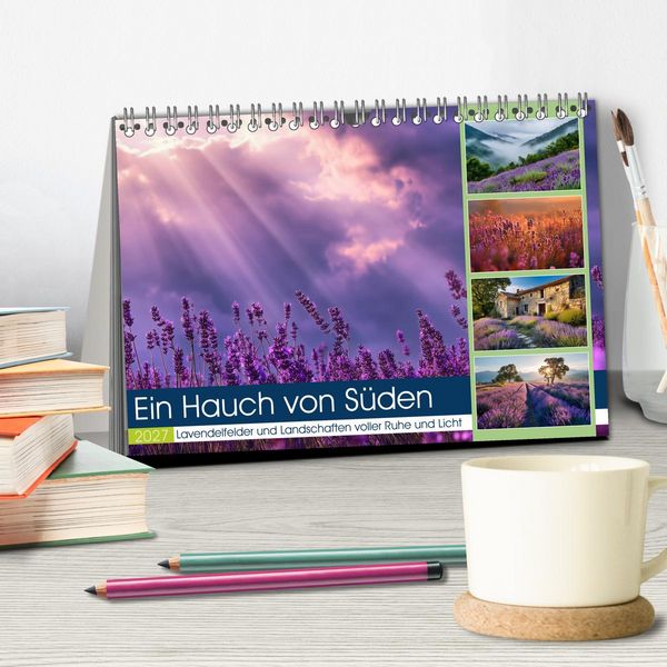 Produktbild: Ein Hauch von S&uuml;den (Tischkalender 2027 DIN A5 quer), CALVENDO Monatskalender