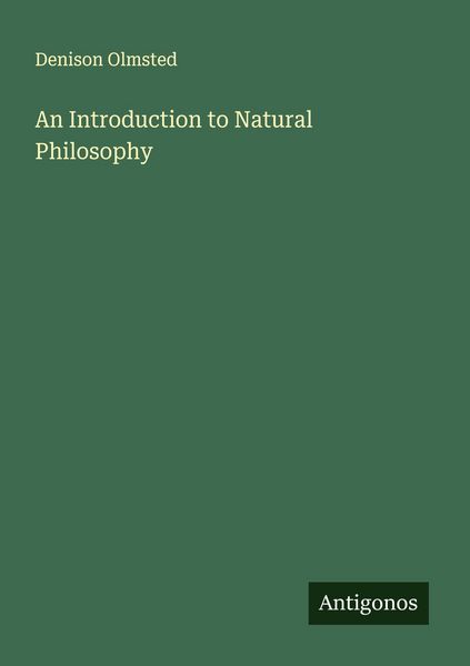 Produktbild: An Introduction to Natural Philosophy