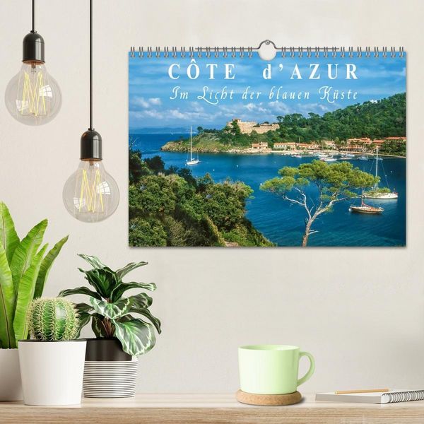 Produktbild: Cote d'Azur - Im Licht der blauen K&uuml;ste (Wandkalender 2026 DIN A4 quer), CALVENDO Monatskalender