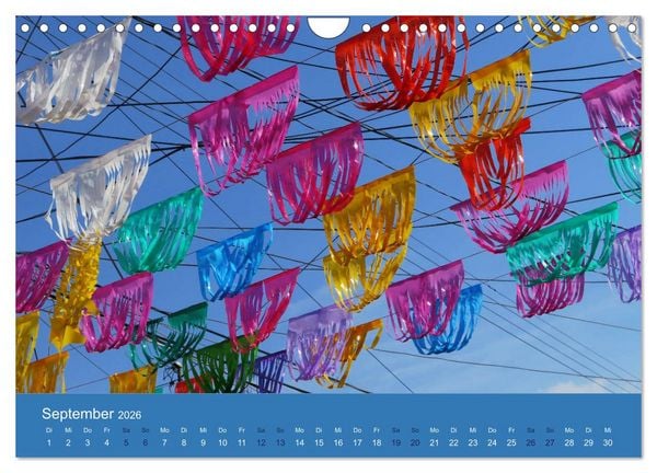 Produktbild: Viva Mexiko - Farben und Freude (Wandkalender 2026 DIN A4 quer), CALVENDO Monatskalender