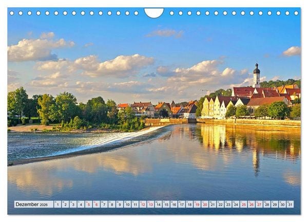 Produktbild: Vom Formarinsee bis Landsberg am Lech - Auf dem Lechradweg (Wandkalender 2026 DIN A4 quer), CALVENDO Monatskalender