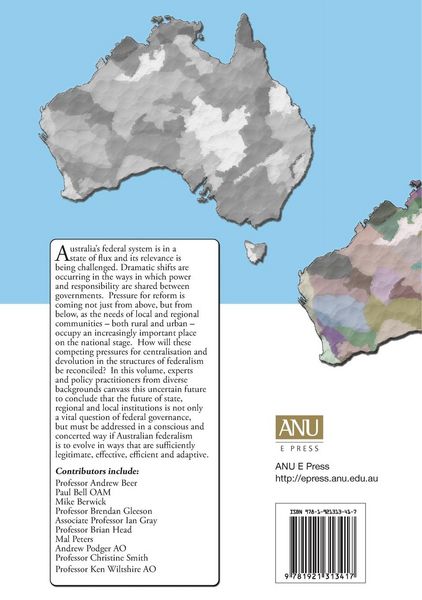 Produktbild: Federalism and Regionalism in Australia