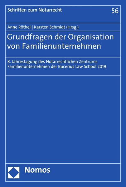 Produktbild: Grundfragen der Organisation von Familienunternehmen