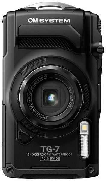 Produktbild: OM System TG-7 black Digitalkamera 12 Megapixel Opt. Zoom: 4 x Schwarz Sto&szlig;fest, Wasserdicht, 4K-Video