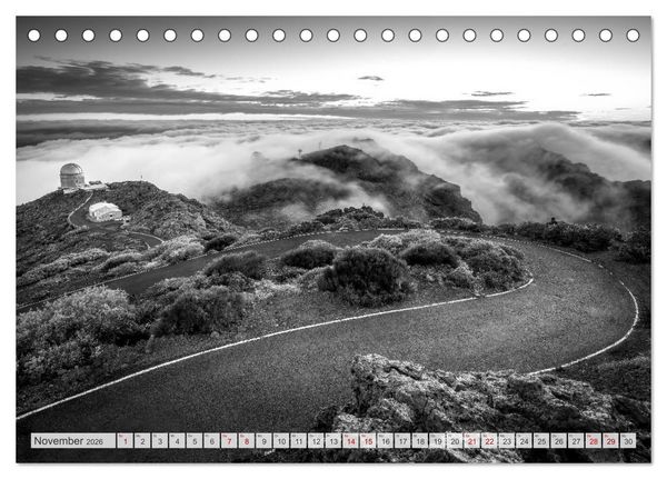 Produktbild: Monochrome Wonders (Tischkalender 2026 DIN A5 quer), CALVENDO Monatskalender