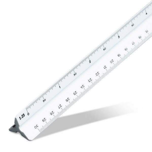 Produktbild: ARISTO College Dreikantma&szlig;stab (A) 1:20:25:50:75:100:125,im Ecoblister