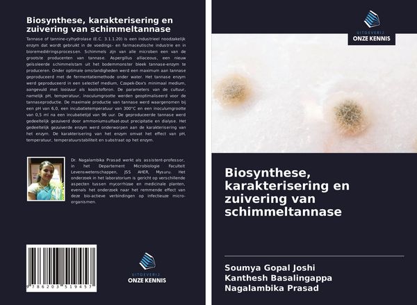 Produktbild: Biosynthese, karakterisering en zuivering van schimmeltannase