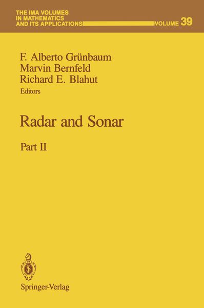 Produktbild: Radar and Sonar