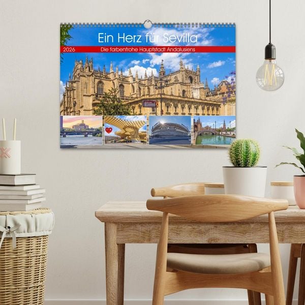 Produktbild: Ein Herz f&uuml;r Sevilla (Wandkalender 2026 DIN A3 quer), CALVENDO Monatskalender