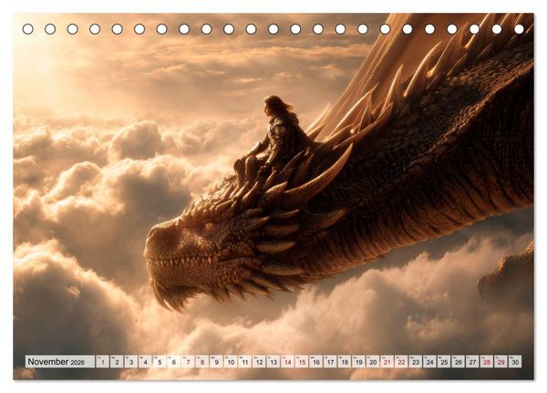 Produktbild: Im Licht der Fantasie (Tischkalender 2026 DIN A5 quer), CALVENDO Monatskalender