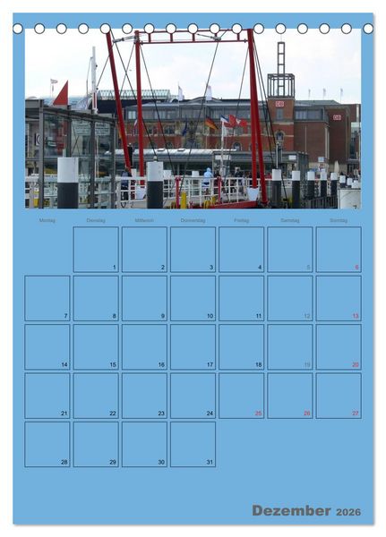 Produktbild: Rund um die Kieler F&ouml;rde / Planer (Tischkalender 2026 DIN A5 hoch), CALVENDO Monatskalender