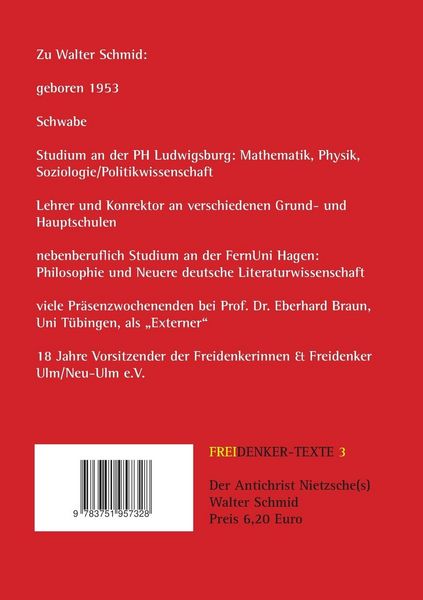 Produktbild: Der Antichrist Nietzsche(s)