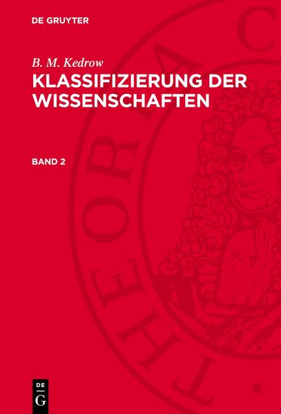 Produktbild: Klassifizierung der Wissenschaften. Band 2