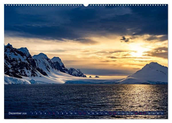 Produktbild: Antarktis Gletscher, Robben, Pinguine (hochwertiger Premium Wandkalender 2026 DIN A2 quer), Kunstdruck in Hochglanz