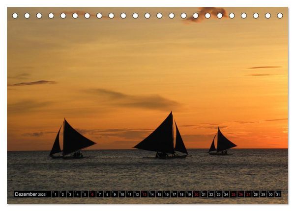 Produktbild: Sonnenunterg&auml;nge &bull; Traumhafte Farbspiele (Tischkalender 2026 DIN A5 quer), CALVENDO Monatskalender