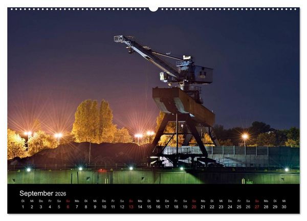 Produktbild: Duisburgs N&auml;chte (Wandkalender 2026 DIN A2 quer), CALVENDO Monatskalender