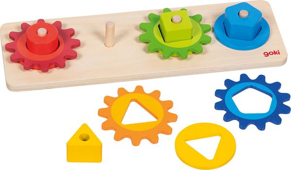 Produktbild: Sortierspiel Formen mit Zahnr&auml;dern