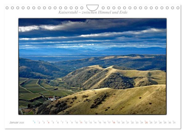 Produktbild: Kaiserstuhl zwischen Himmel und Erde (Wandkalender 2026 DIN A4 quer), CALVENDO Monatskalender