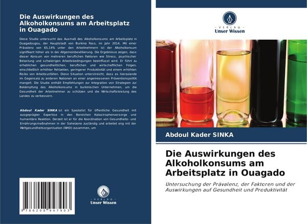 Die Auswirkungen des Alkoholkonsums am Arbeitsplatz in Ouagado, Taschenbuch von Abdoul Kader SINKA, Verlag Unser Wissen, 9786208947903