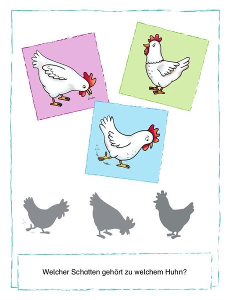 Mein Kindergartenblock - Zuordnen und verbinden