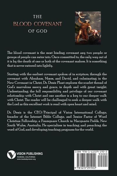 Produktbild: The Blood Covenant of God: A Series of Studies Based on Ancient and Biblical Blood Covenant Ceremonies
