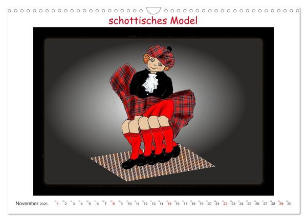 Produktbild: DIE SPINNEN DOCH (Wandkalender 2026 DIN A3 quer), CALVENDO Monatskalender