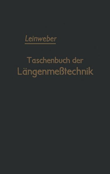 Produktbild: Taschenbuch der L&auml;ngenme&szlig;technik