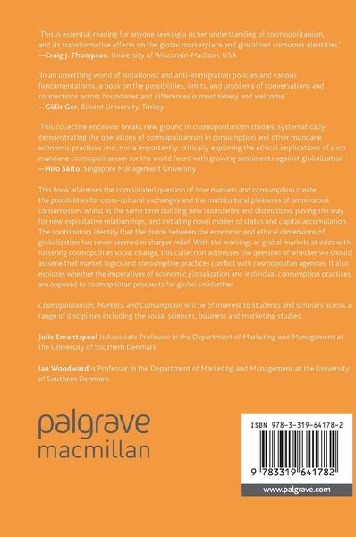 Produktbild: Cosmopolitanism, Markets, and Consumption