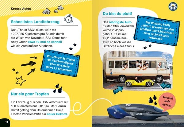 Produktbild: Guinness World Records für Erstleser - Fahrzeuge