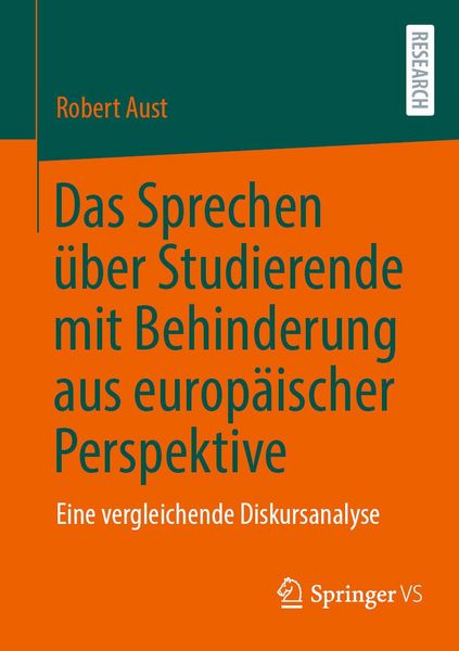 Produktbild: Das Sprechen &uuml;ber Studierende mit Behinderung aus europ&auml;ischer Perspektive