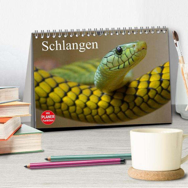 Produktbild: Schlangen (Tischkalender 2026 DIN A5 quer), CALVENDO Monatskalender