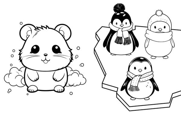 Produktbild: Malbuch Kawaii mit 45 Tattoos