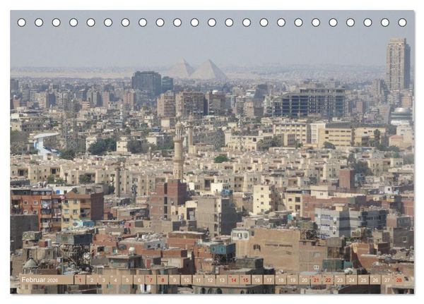 Produktbild: Kairo - Besuch in einer Metropole (Tischkalender 2026 DIN A5 quer), CALVENDO Monatskalender