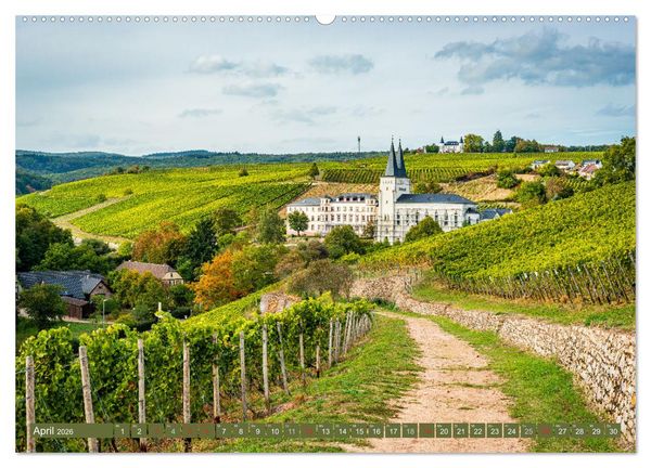 Produktbild: Kulturlandschaft Rheingau (hochwertiger Premium Wandkalender 2026 DIN A2 quer), Kunstdruck in Hochglanz