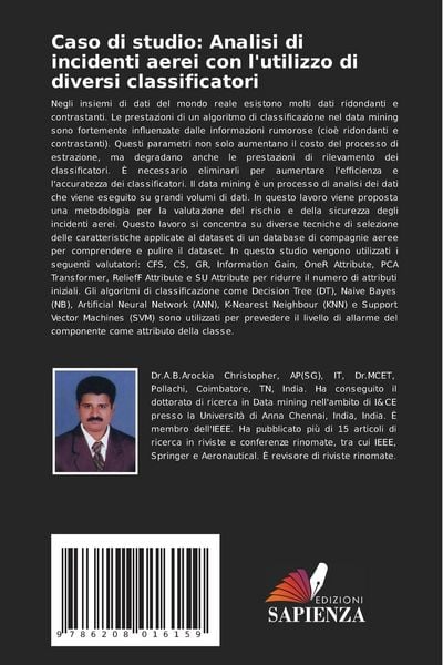 Produktbild: Caso di studio: Analisi di incidenti aerei con l'utilizzo di diversi classificatori