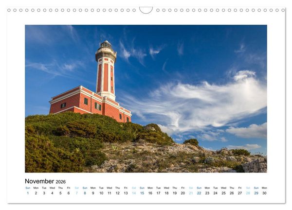 Produktbild: Dream Islands Capri and Ischia (Wall Calendar 2026 DIN A3 landscape), CALVENDO 12 Month Wall Calendar