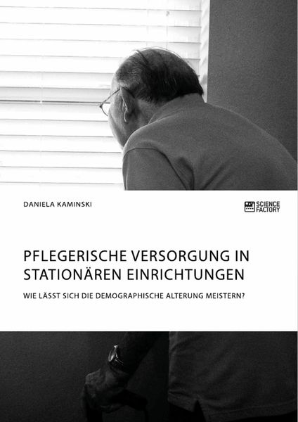 Produktbild: Pflegerische Versorgung in station&auml;ren Einrichtungen. Wie l&auml;sst sich die demographische Alterung meistern?