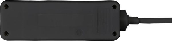Produktbild: Sygonix SY-4890978 Steckdosenleiste 3fach Schwarz Schutzkontakt 1St.