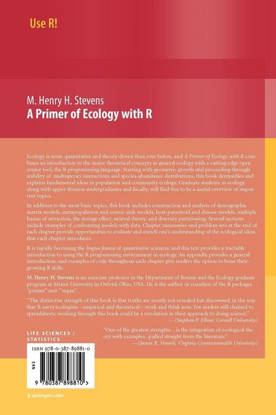Produktbild: A Primer of Ecology with R