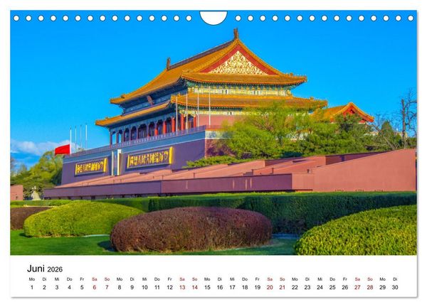 Produktbild: Traumhaftes China (Wandkalender 2026 DIN A4 quer), CALVENDO Monatskalender