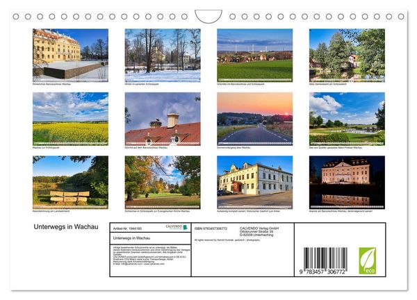 Produktbild: Unterwegs in Wachau (Wandkalender 2026 DIN A4 quer), CALVENDO Monatskalender