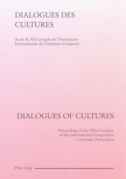 Produktbild: Dialogues of Cultures- Dialogues des cultures