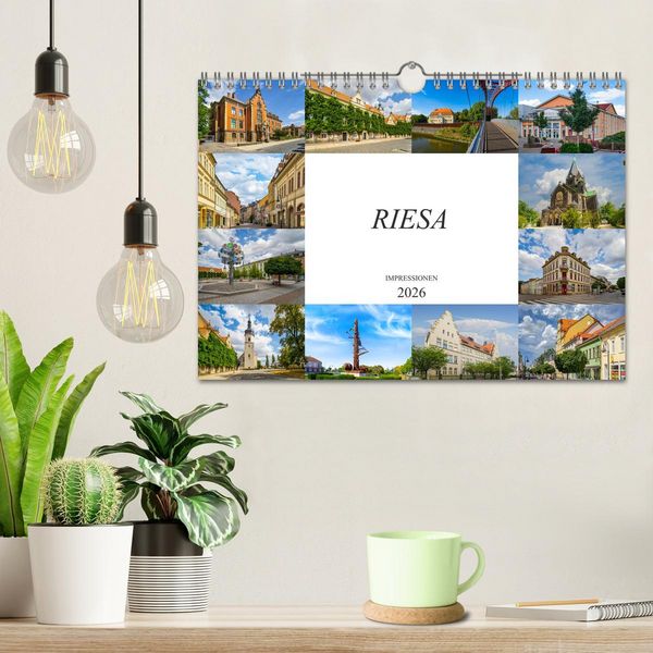 Produktbild: Riesa Impressionen (Wandkalender 2026 DIN A4 quer), CALVENDO Monatskalender