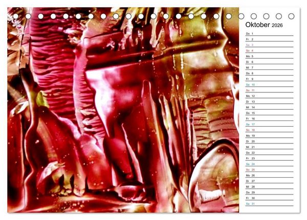 Produktbild: Kalender / Fantastische Encaustic (Tischkalender 2026 DIN A5 quer), CALVENDO Monatskalender