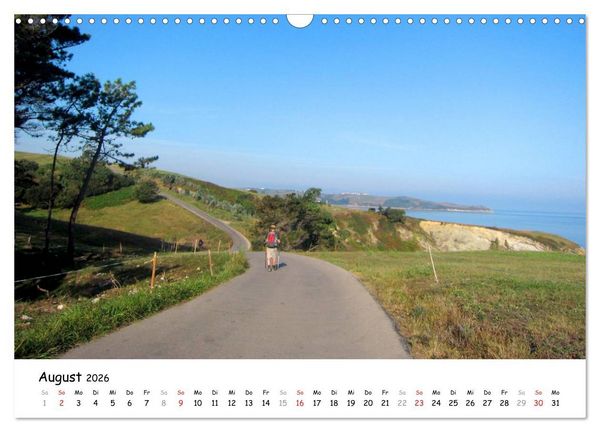Produktbild: Camino del norte - K&uuml;stenweg (Wandkalender 2026 DIN A3 quer), CALVENDO Monatskalender