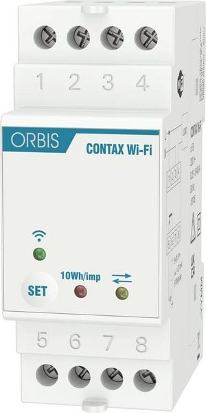 Produktbild: ORBIS Zeitschalttechnik kW-Z&auml;hler OB7010001 Wechselstromz&auml;hler digital 40 A MID-konform: Nein 1 St.