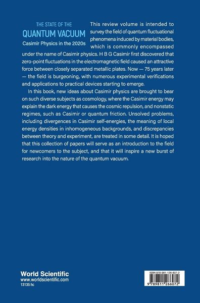 Produktbild: STATE OF THE QUANTUM VACUUM, THE