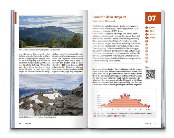 Produktbild: KOMPASS Wanderf&uuml;hrer Patagonien und Feuerland, 55 Touren mit Extra-Tourenkarte