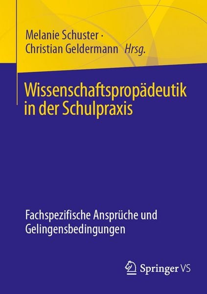 Produktbild: Wissenschaftsprop&auml;deutik in der Schulpraxis