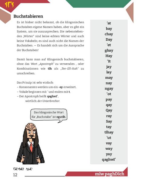 Produktbild: Arbeitsbuch Klingonisch